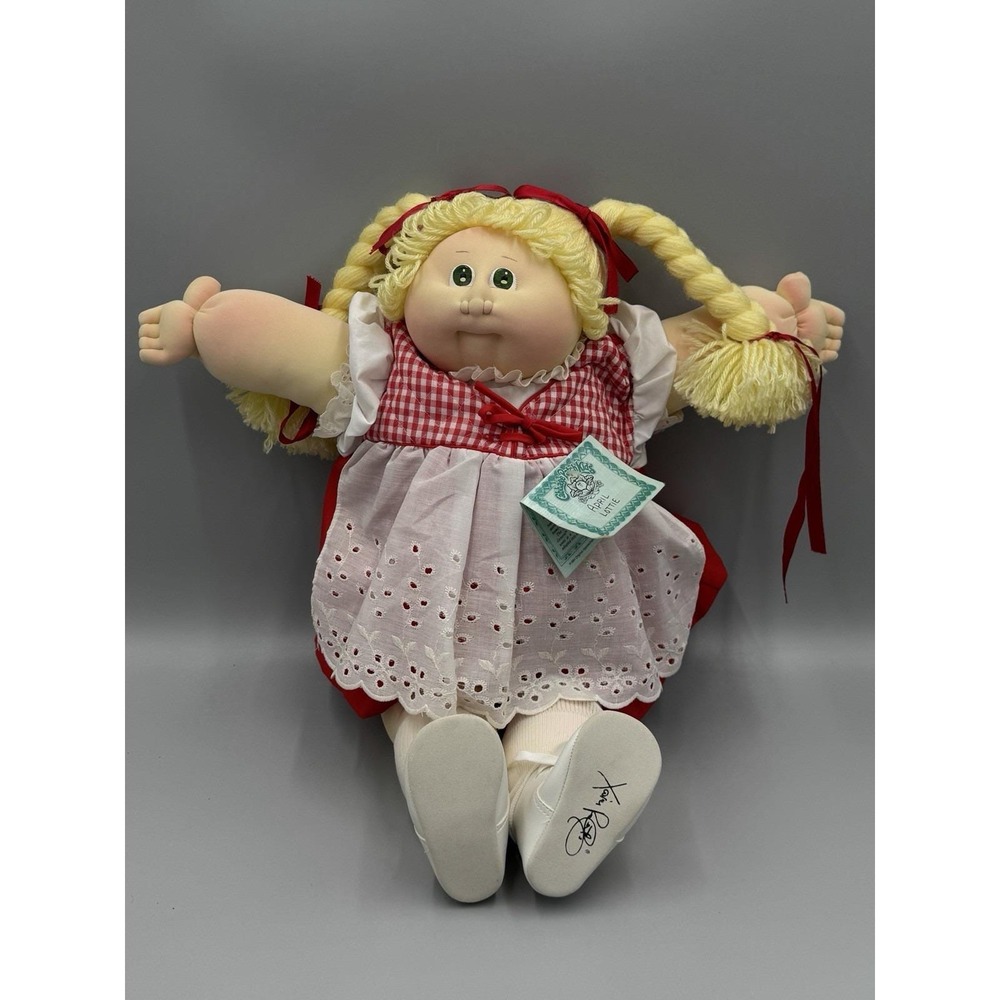 Cabbage Patch Soft Sculpture Xavier Roberts The Little People Blonde 1984